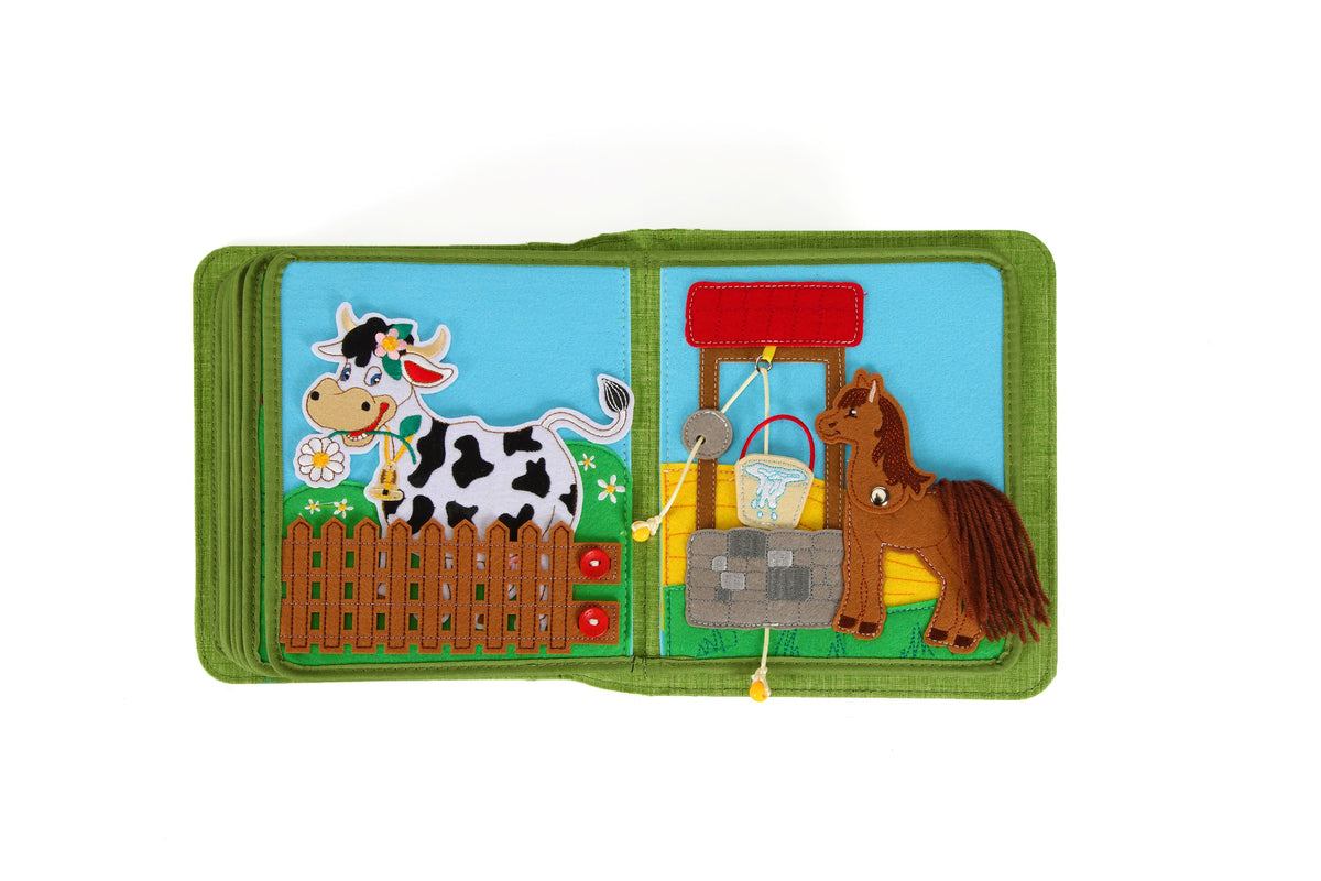 My First Book | geschenkset my first book busy farm rugzak+boek