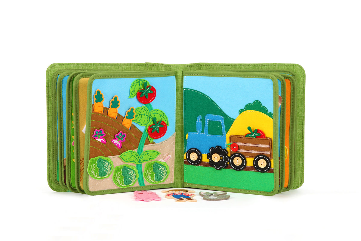 My First Book | geschenkset my first book busy farm rugzak+boek