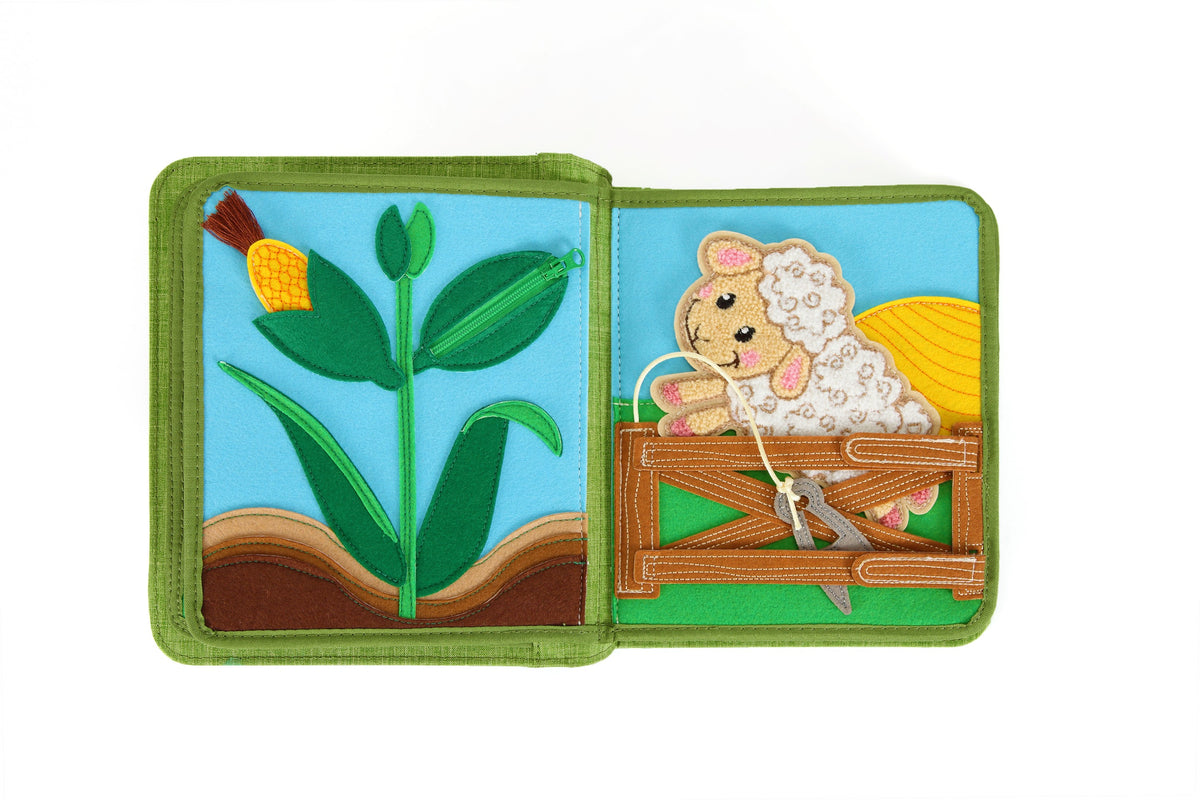 My First Book | geschenkset my first book busy farm rugzak+boek