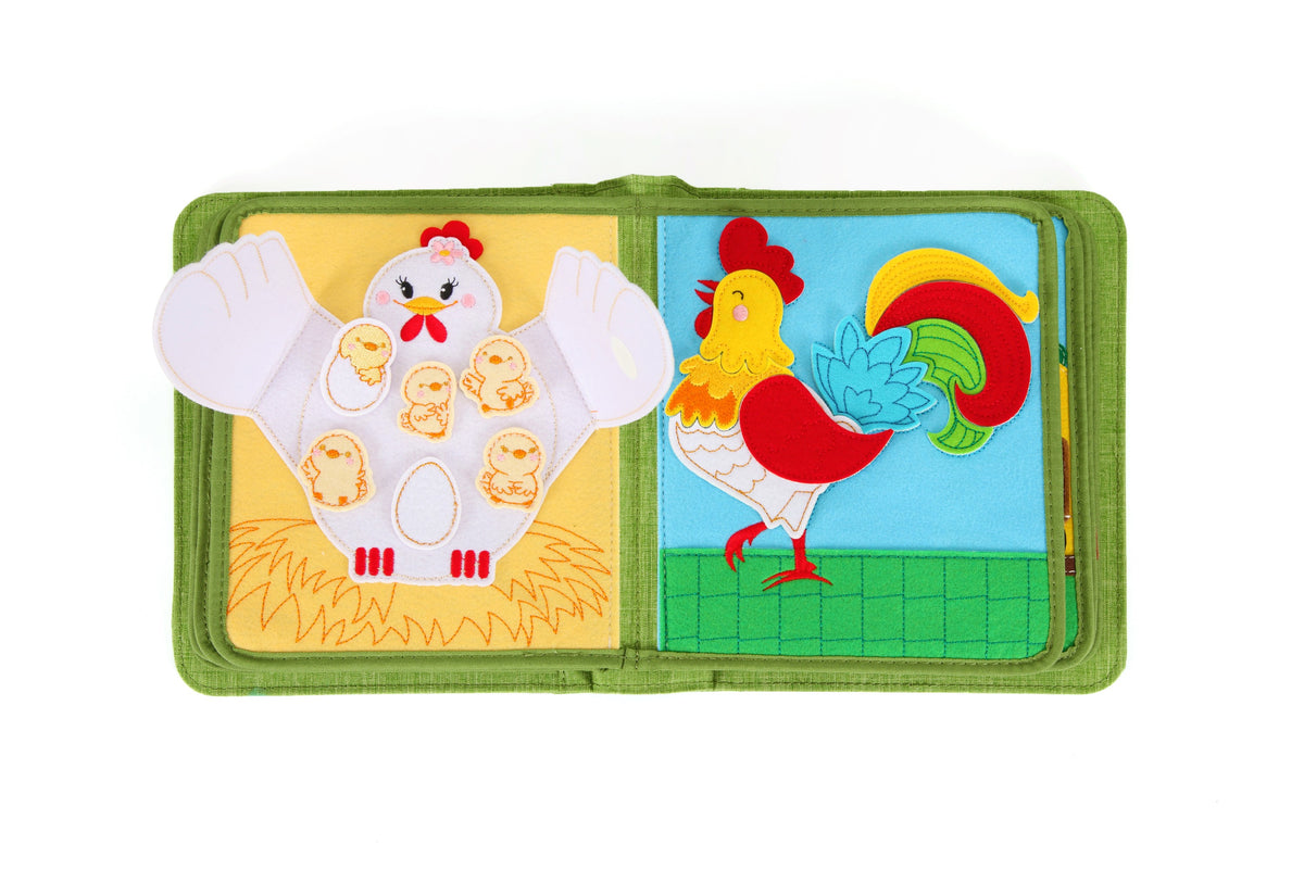 My First Book | geschenkset my first book busy farm rugzak+boek