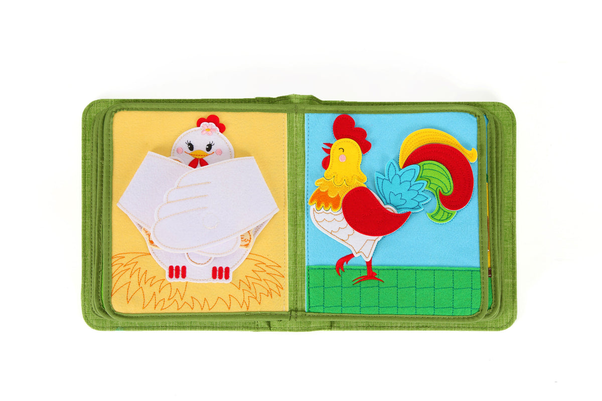 My First Book | geschenkset my first book busy farm rugzak+boek
