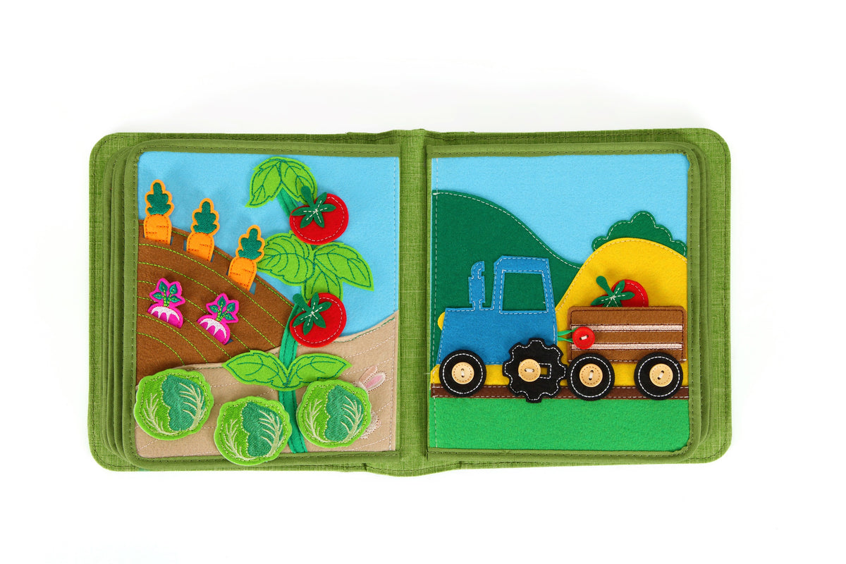 My First Book | geschenkset my first book busy farm rugzak+boek