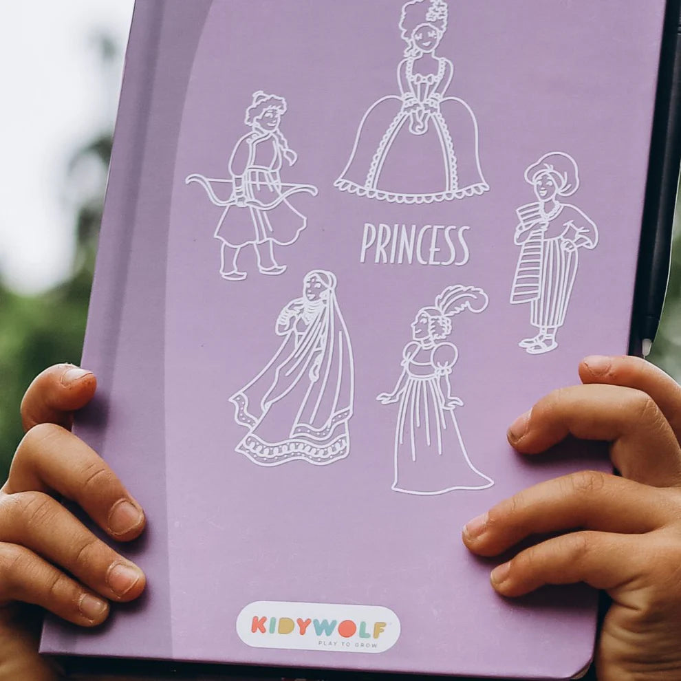 Kidywolf | Kidydraw - Mini Tekenbord Prinsessen
