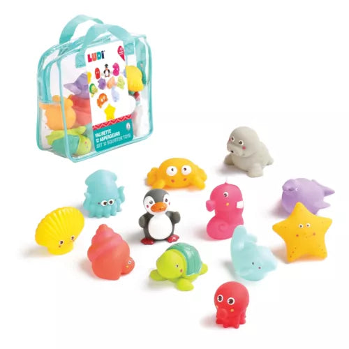 Ludi | Badspeelgoed Waterspuwers Zee 12-pack
