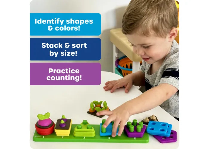 Learning Resources | stacking shapes garden