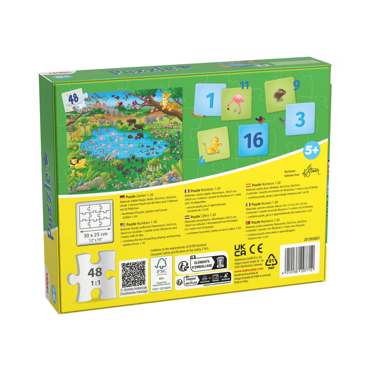 Haba | tel puzzel 1-20
