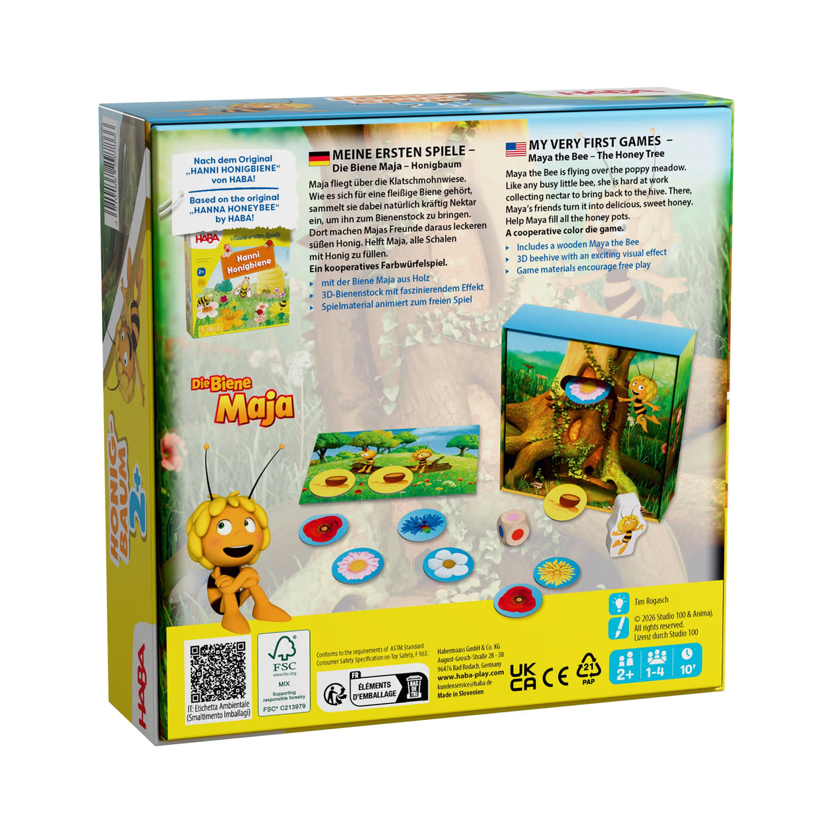 Haba | mijn eerste spellen maya de bij - de honingboom