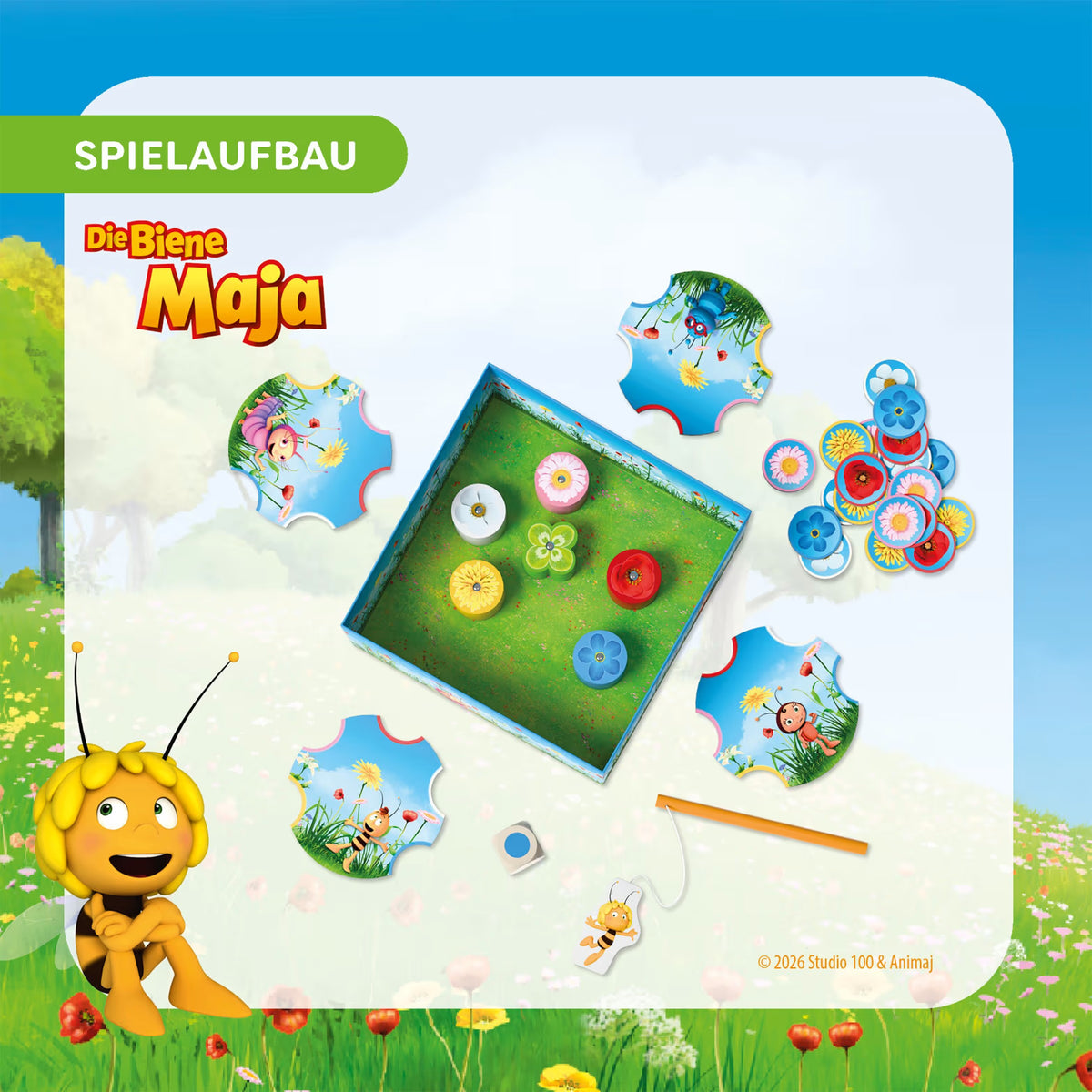 Haba | mijn eerste spellen maya de bij bloemen - hengelen
