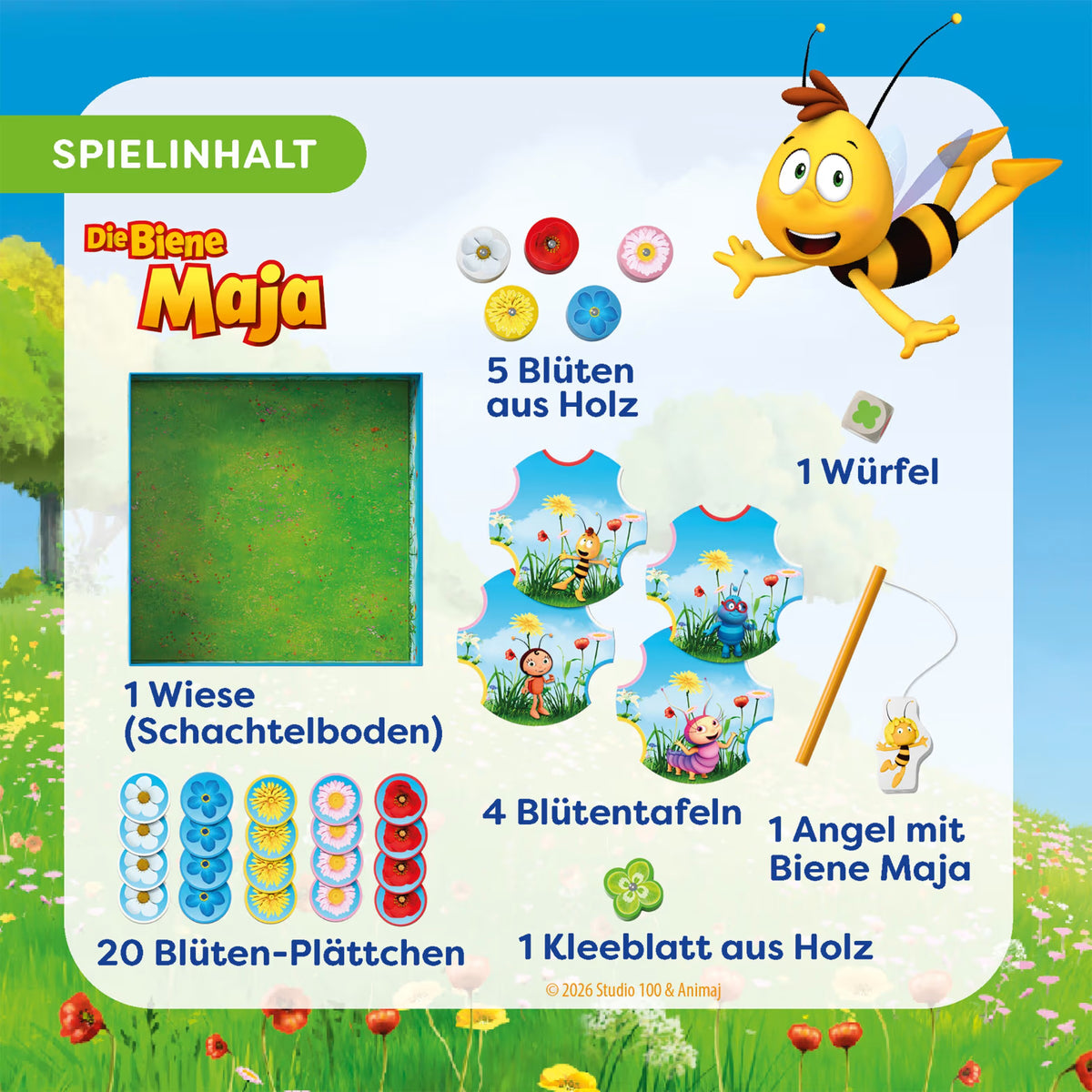 Haba | mijn eerste spellen maya de bij bloemen - hengelen