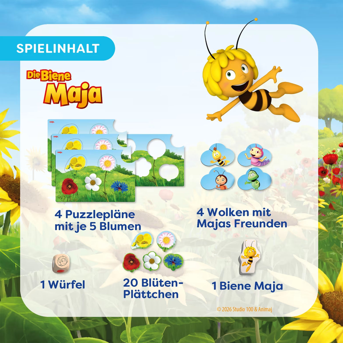 Haba | mijn eerste spellen maya de bij - op de bloemenweide