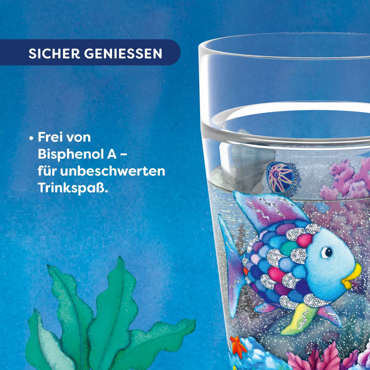 Haba | glitterbeker de mooiste vis van de zee
