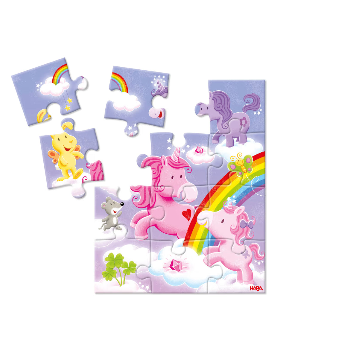 Haba | puzzel eenhoorn flonkerglans