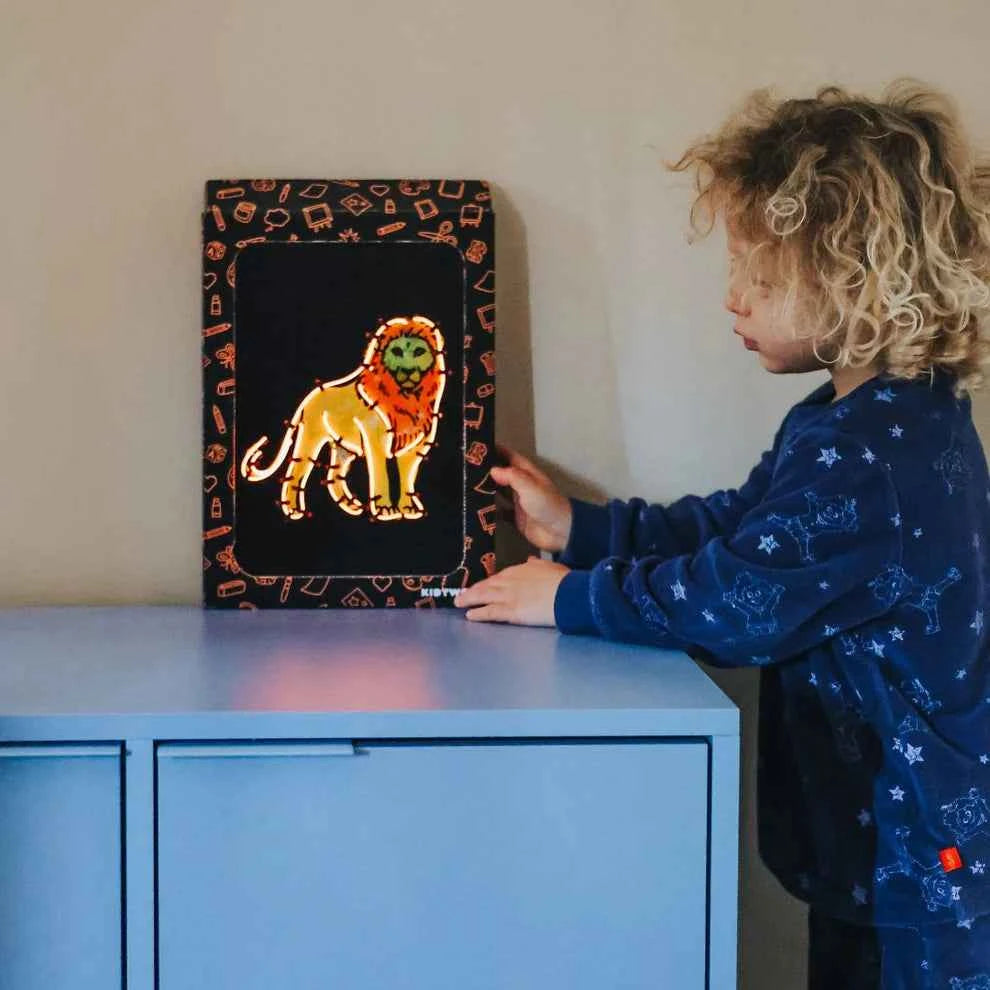 Kidywolf | Kidyneon Kit for Glowing Animal Wall Decor