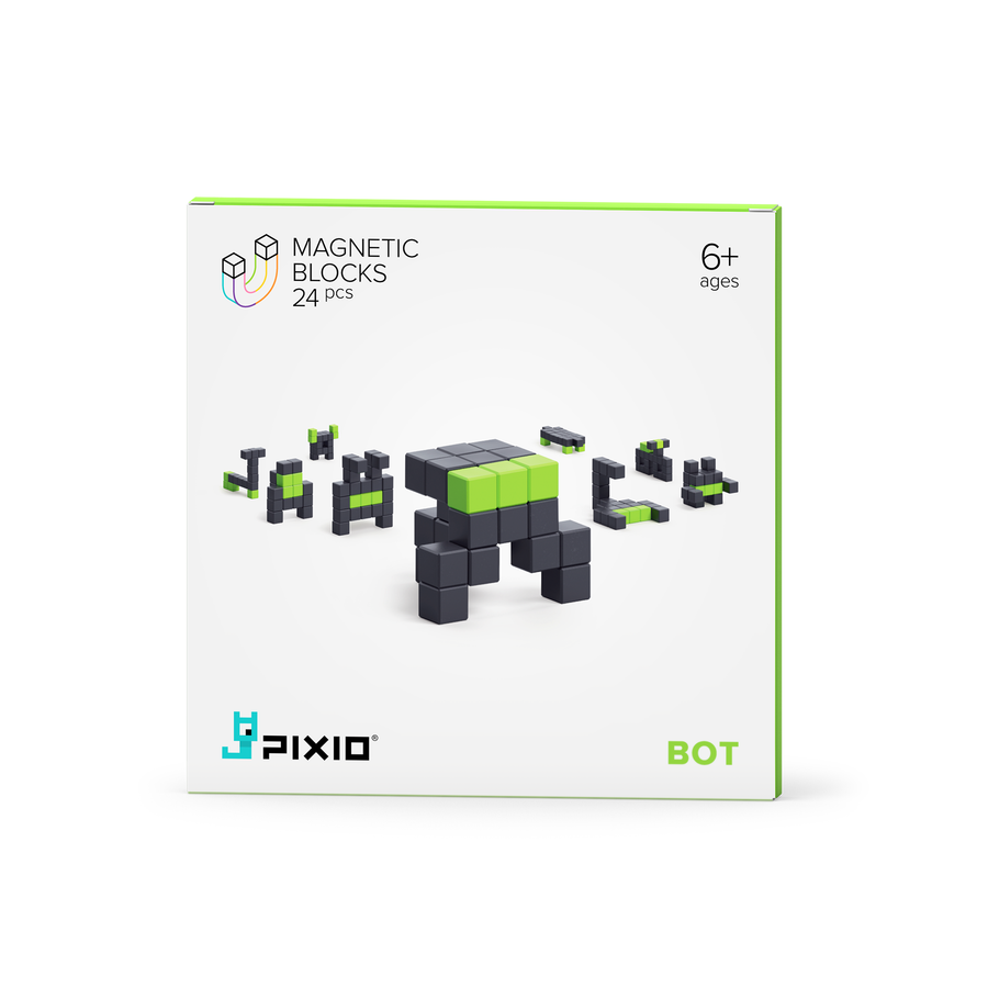 Pixio | Magnetische Blokken Story Series Bot 24 Stuks