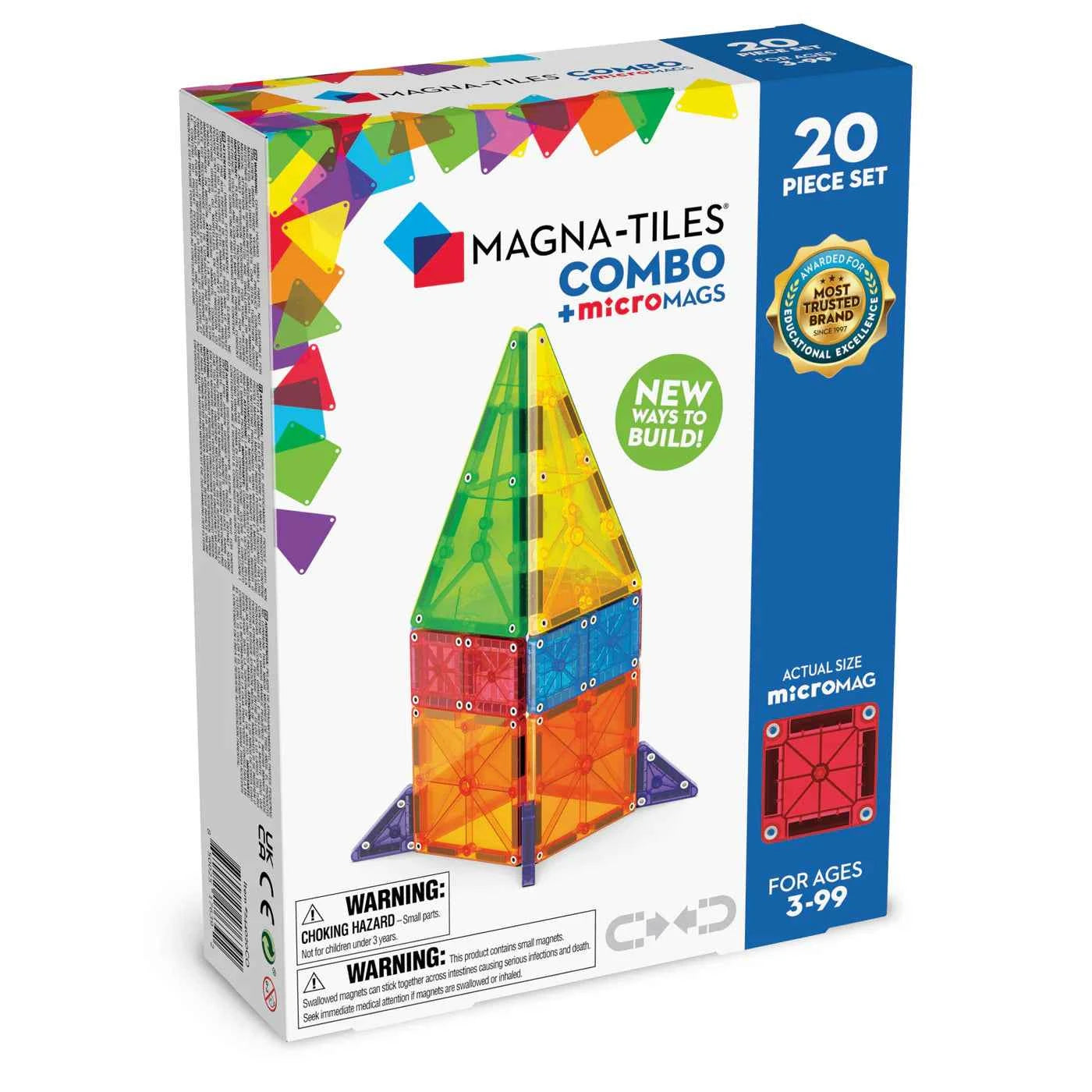 Magna-Tiles | Combo 20 Stuks Set