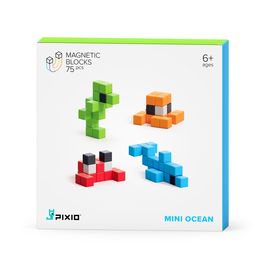 Pixio | Magnetische Blokken Story Series Mini Ocean 75 Stuks