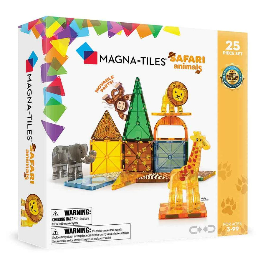 Magna-Tiles | Safari Animals 25 Piece Set