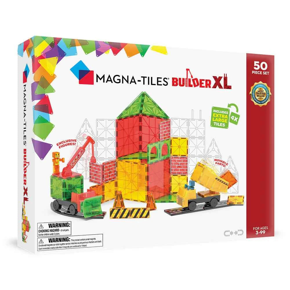 Magna-Tiles | Builder XL 50-Piece Set