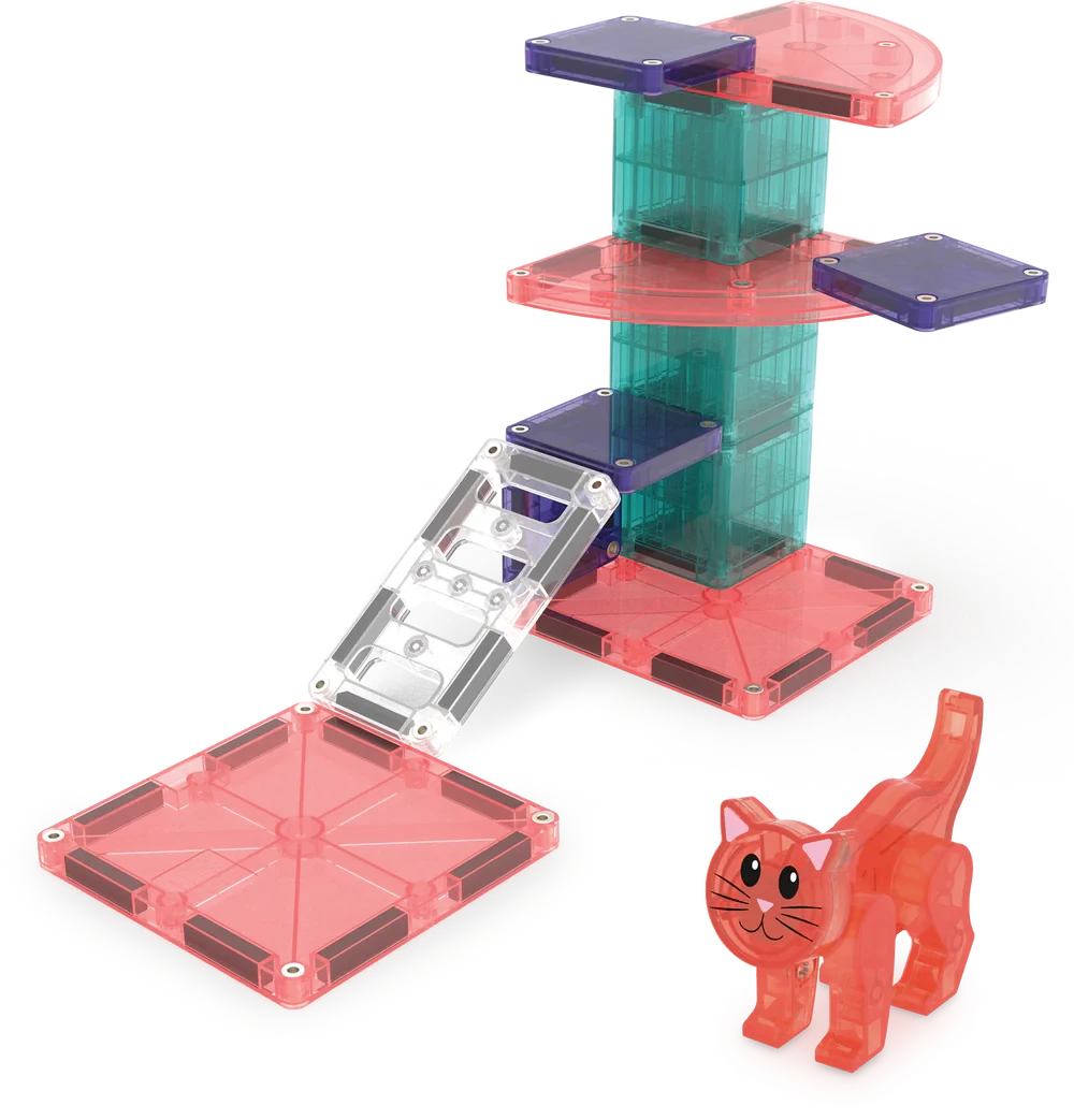 Magna-Tiles | Cat Tree 13-piece Set