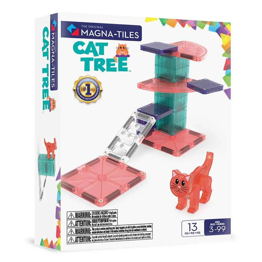Magna-Tiles | Cat Tree 13-Piece Set