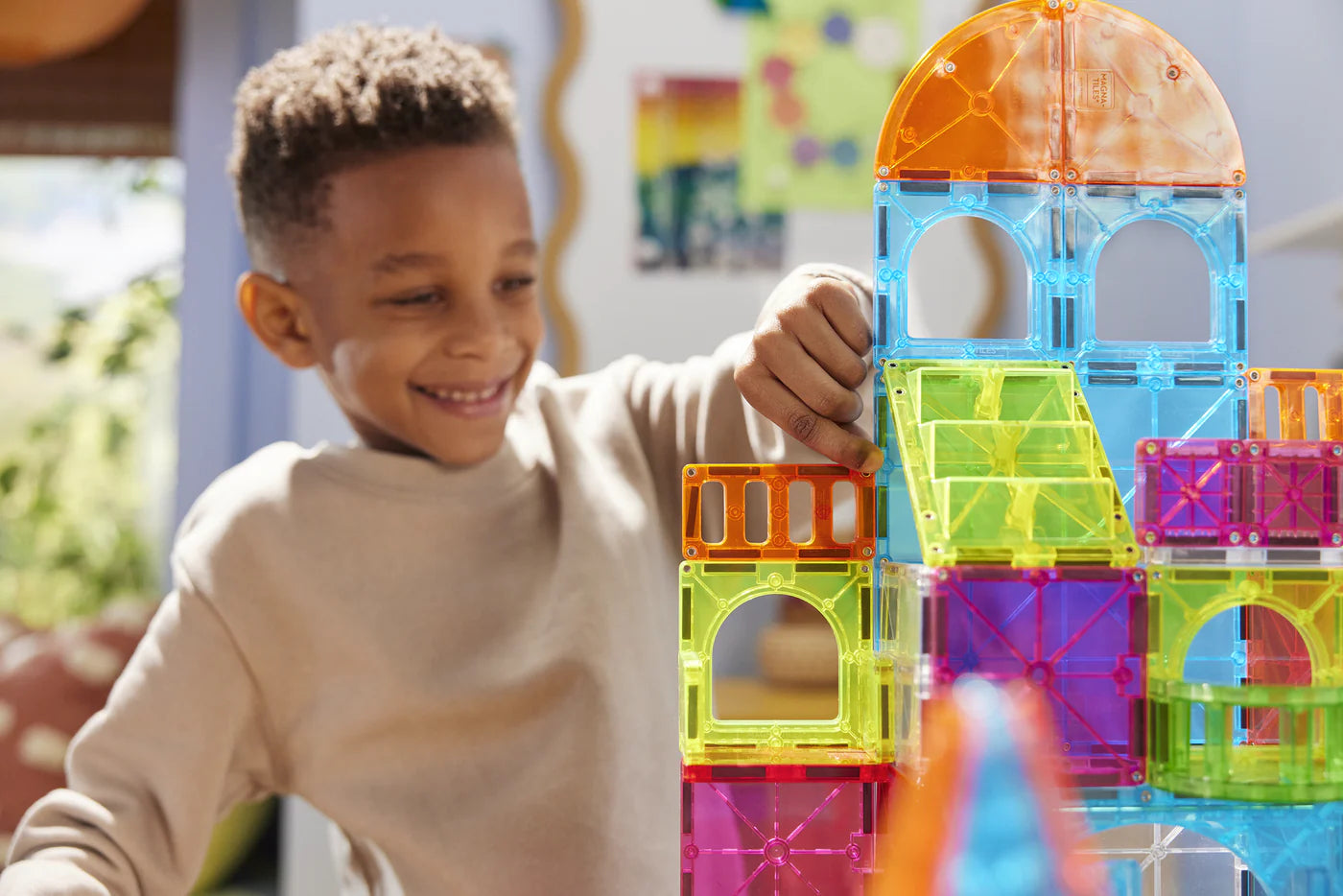 Magna-Tiles | City Center 110 Stuks Set