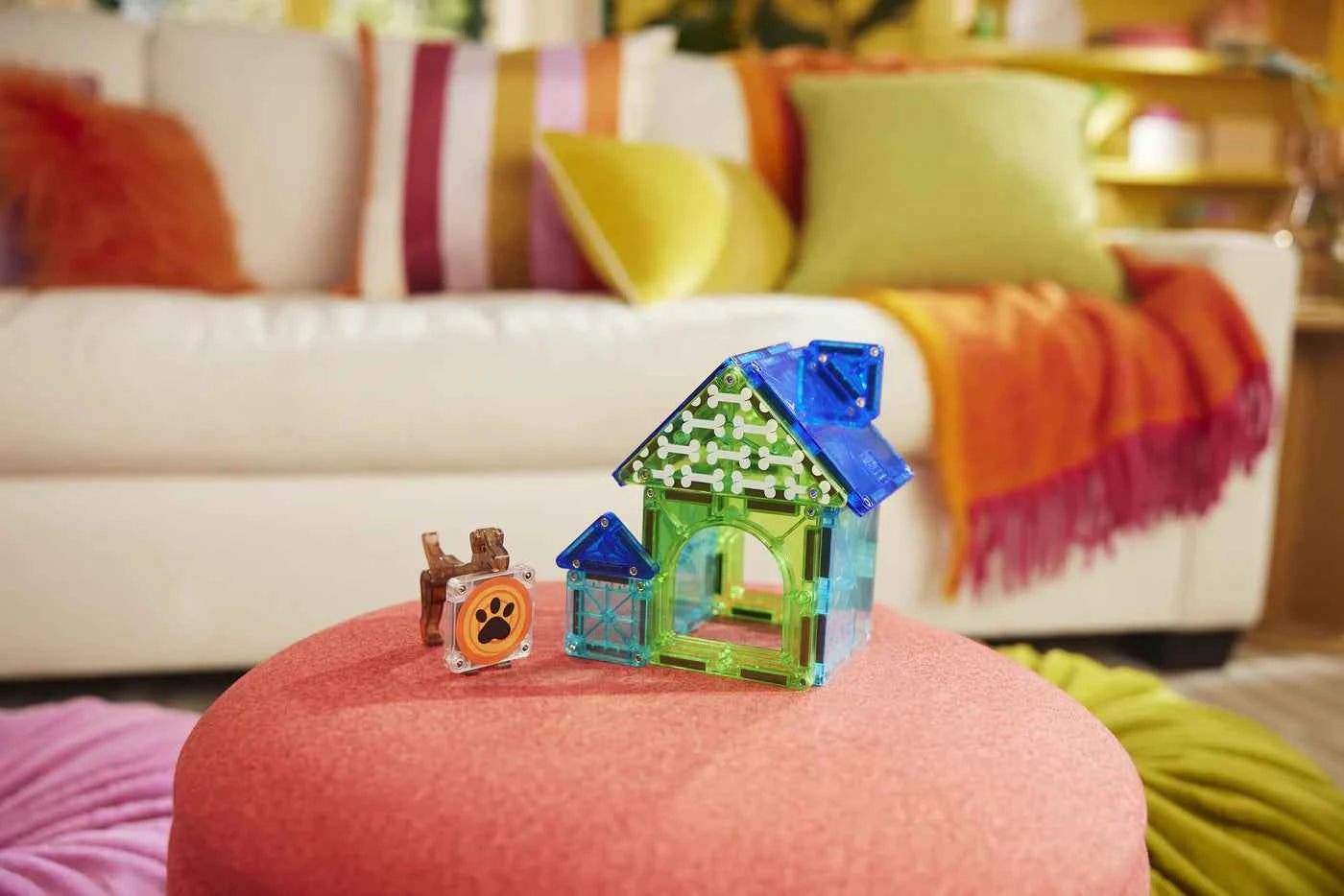 Magna-Tiles | Dog House 13-piece Set