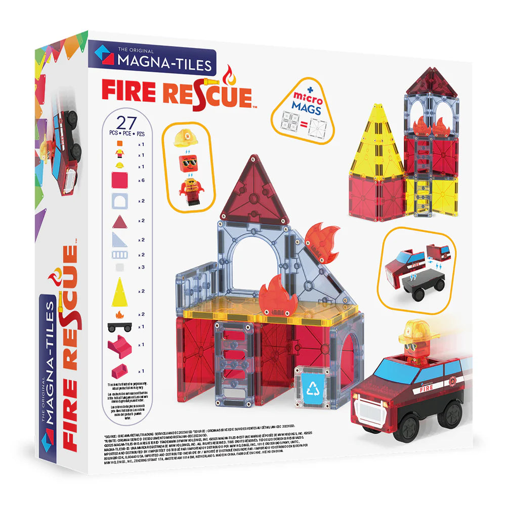 Magna-Tiles | Fire Rescue 27 Stuks Set
