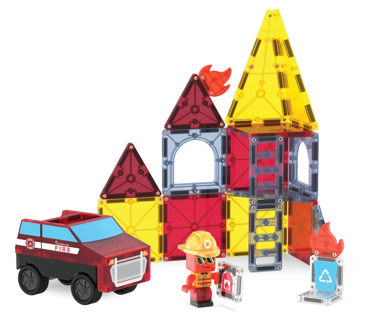 Magna-Tiles | Fire Rescue 27 Stuks Set