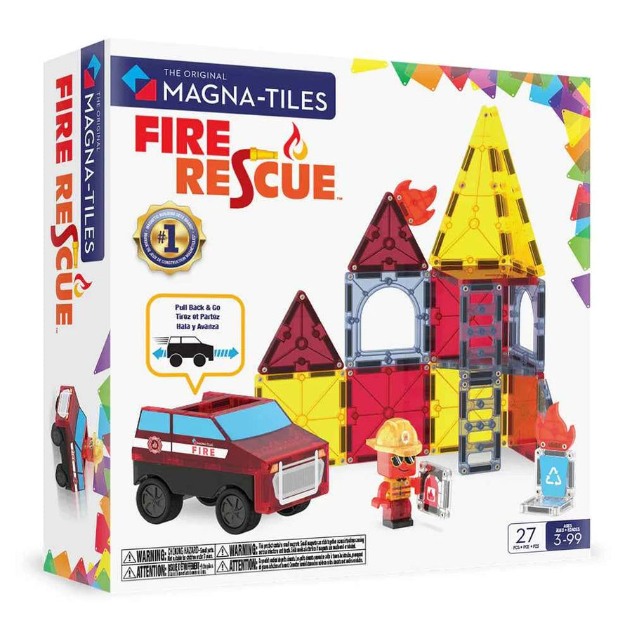 Magna-Tiles | Fire Rescue 27 Piece Set