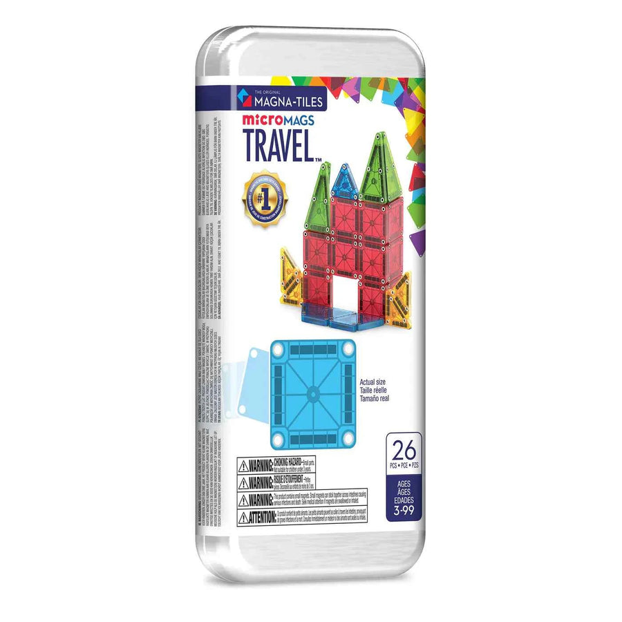 Magna-Tiles | Micro Mags 26-Piece Travel Set
