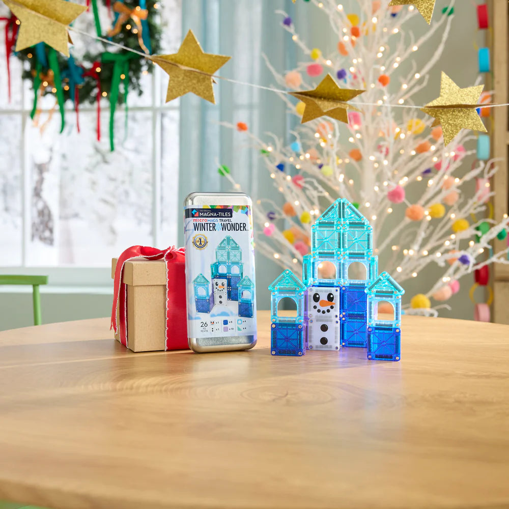 Magna-Tiles | Micro Mags Travel Winter Wonder Set 26 Stuks set