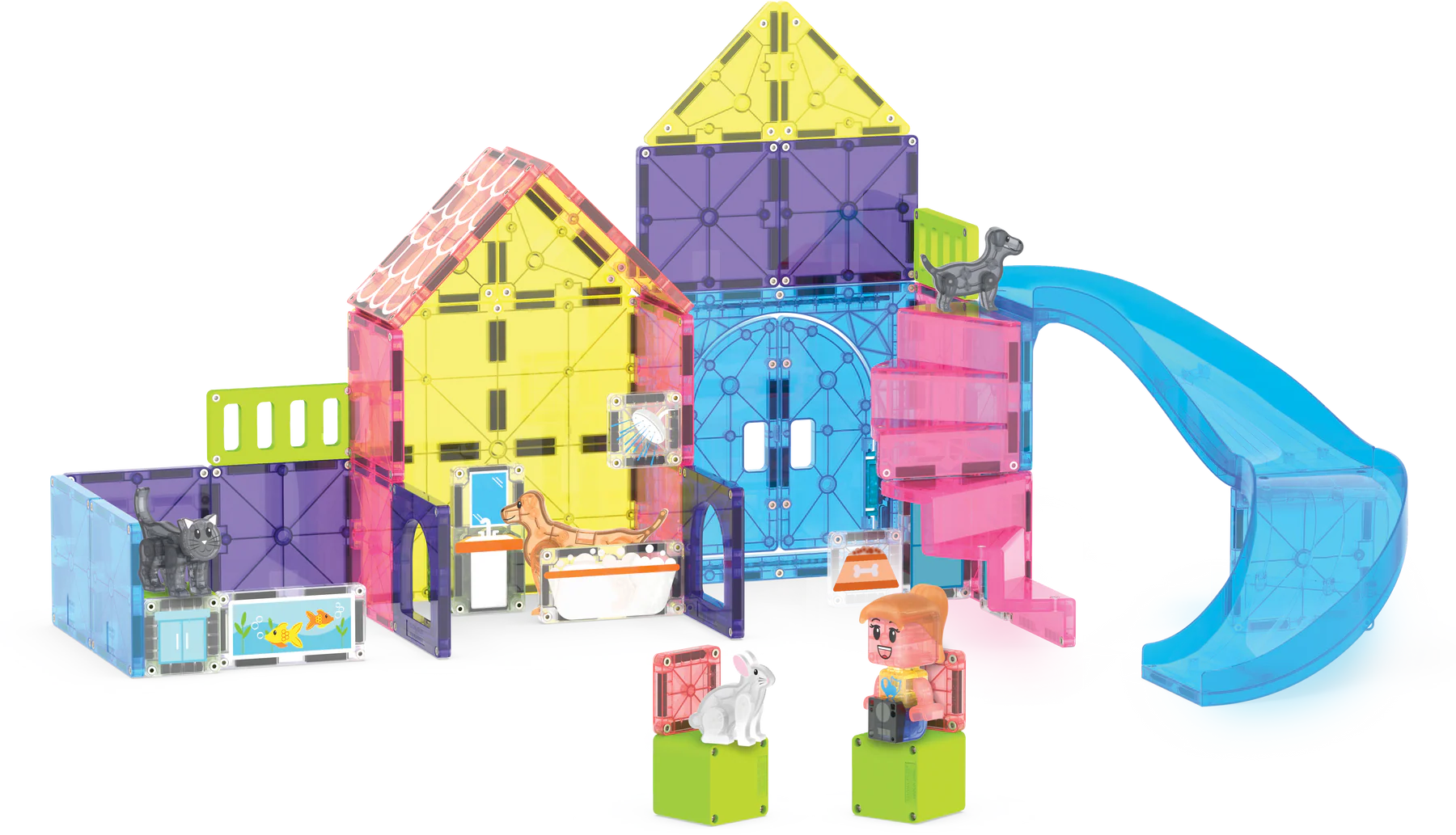 Magna-Tiles | Pet Playhouse 50 Stuks Set