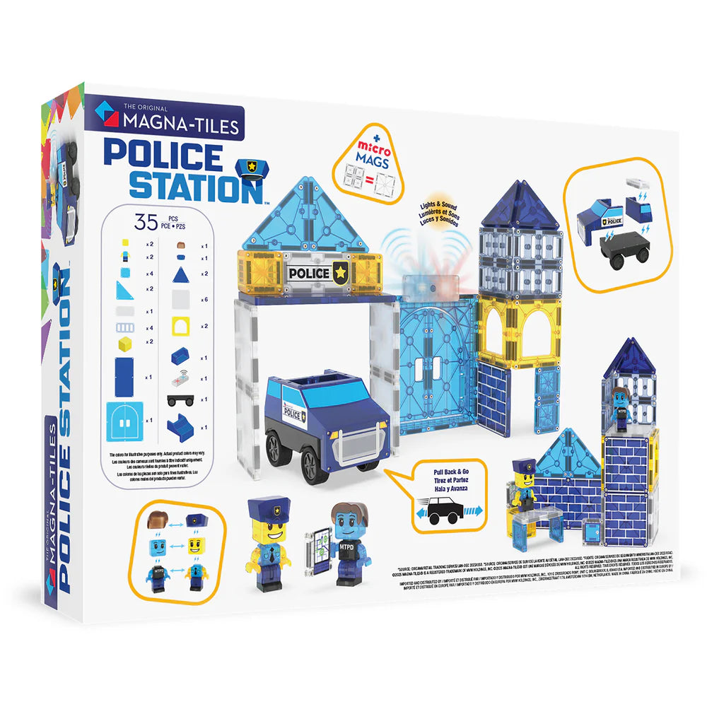 Magna-Tiles | Police Station 35 Stuks Set