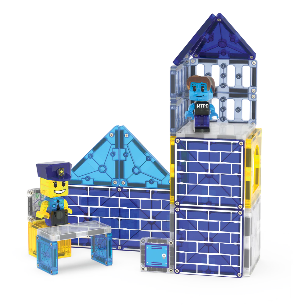 Magna-Tiles | Police Station 35 Stuks Set