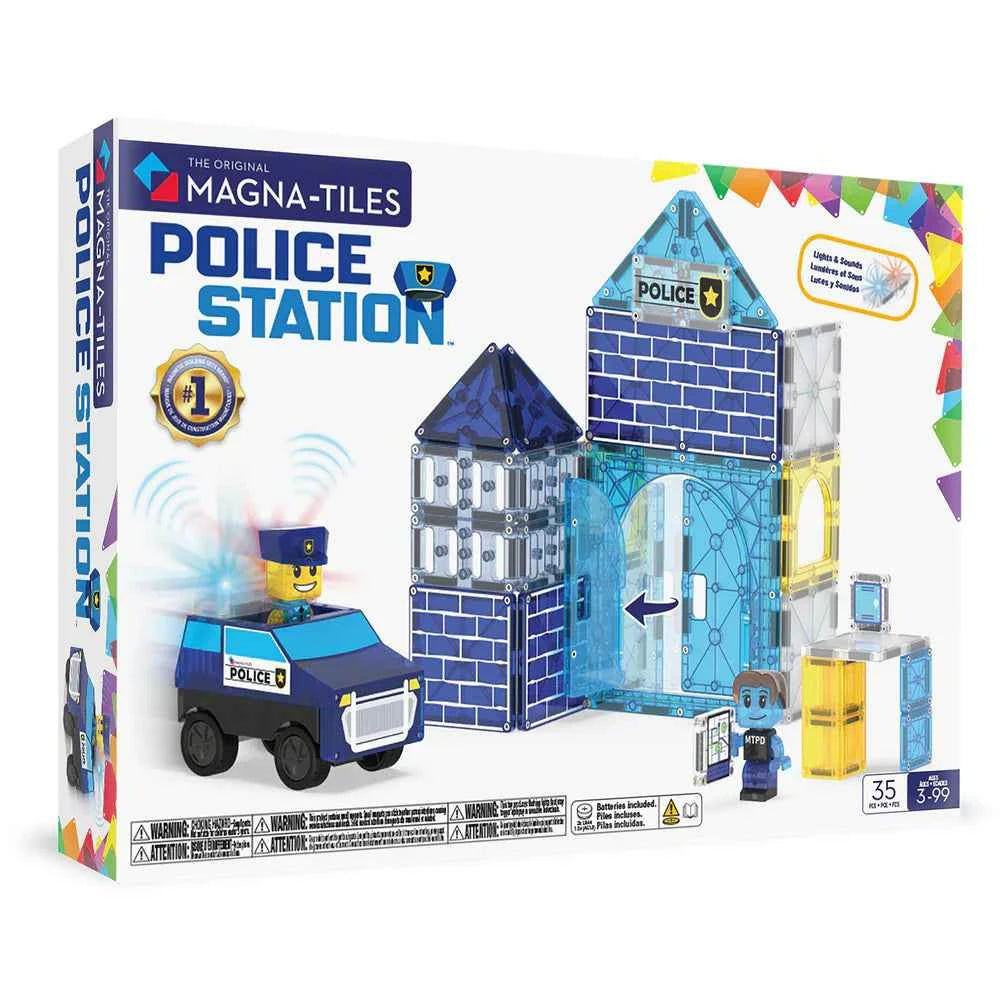 Magna-Tiles | Police Station 35 Stuks Set