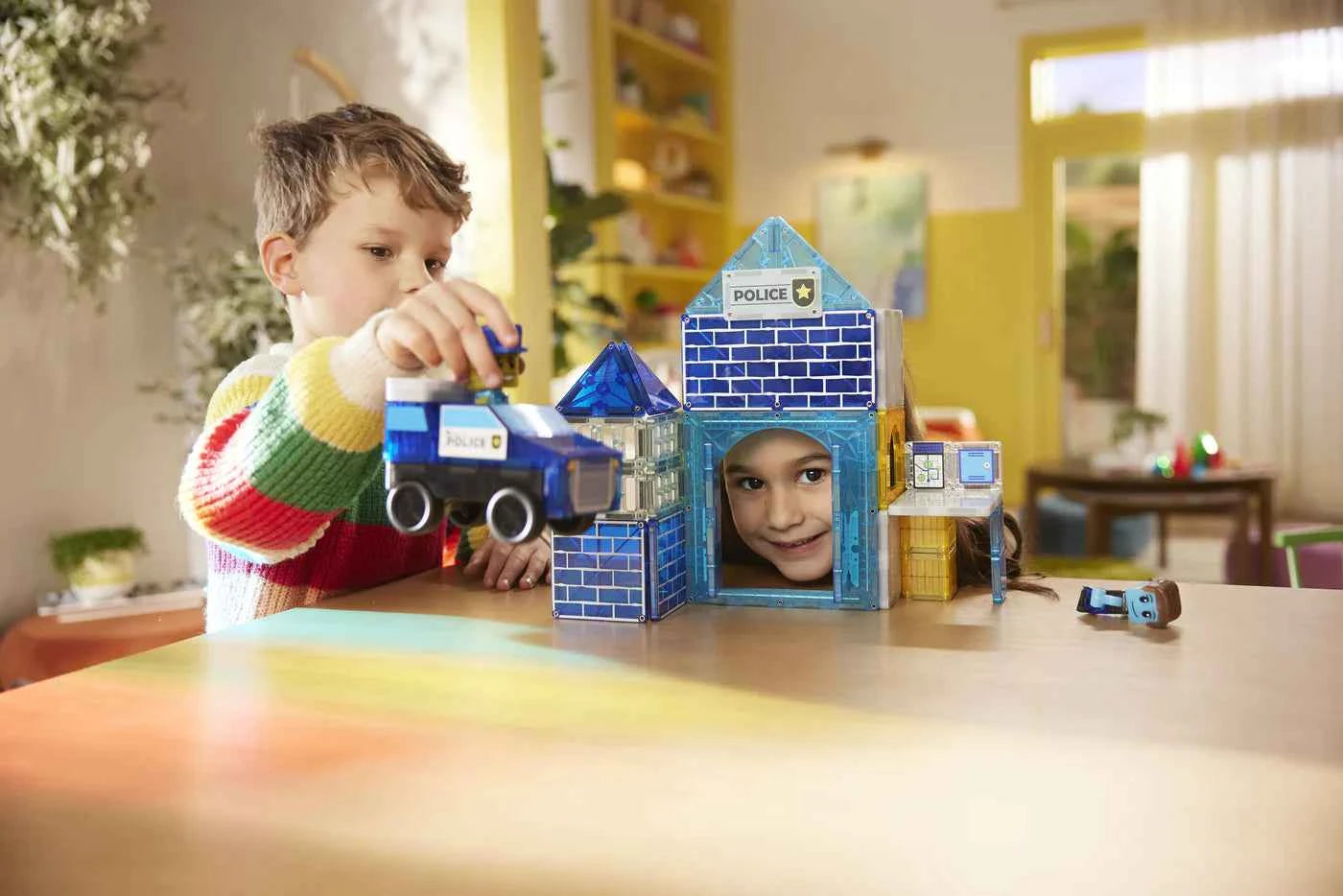 Magna-Tiles | Police Station 35 Stuks Set