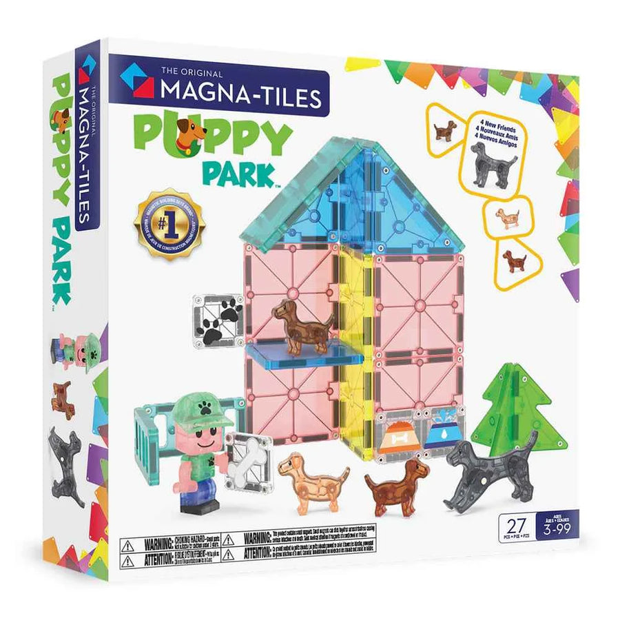 Magna-Tiles | Puppy Park 27-Piece Set