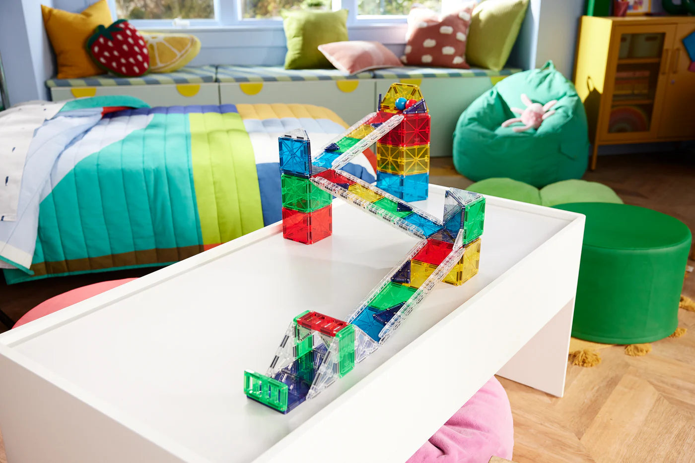 Magna-Tiles | Rail Racers Deluxe 90 Stuks Set