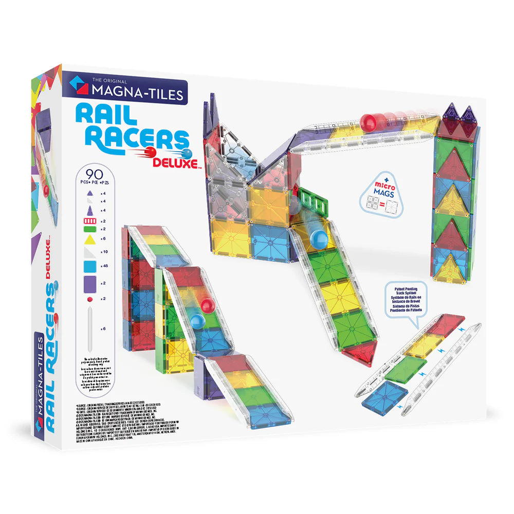 Magna-Tiles | Rail Racers Deluxe 90 Stuks Set