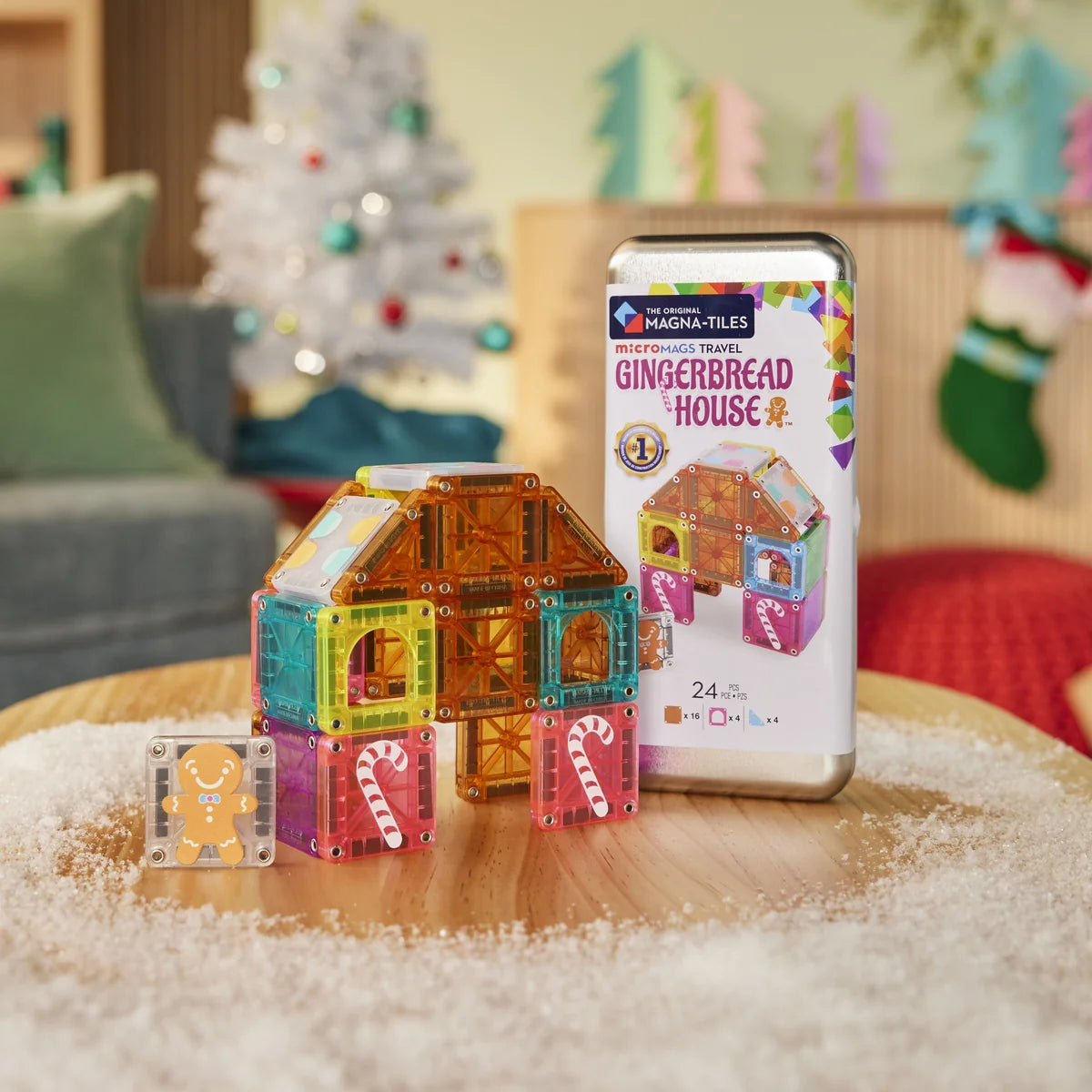 Magna-Tiles | micromags ginger bread 24pcs