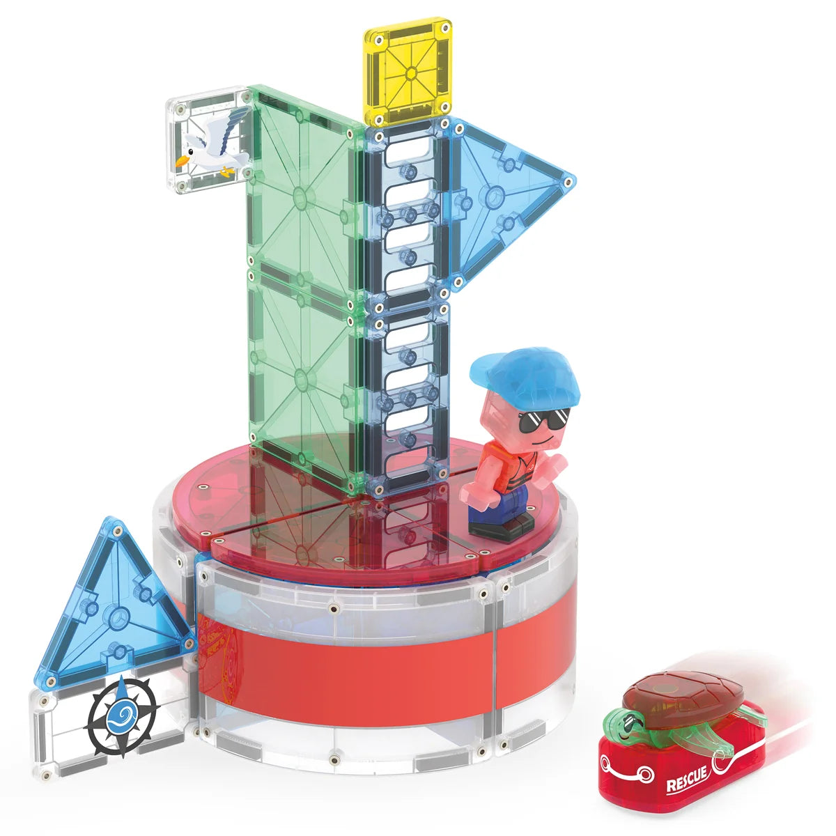 Magna-Tiles | lighthouse rescue