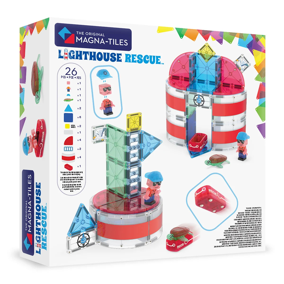 Magna-Tiles | lighthouse rescue