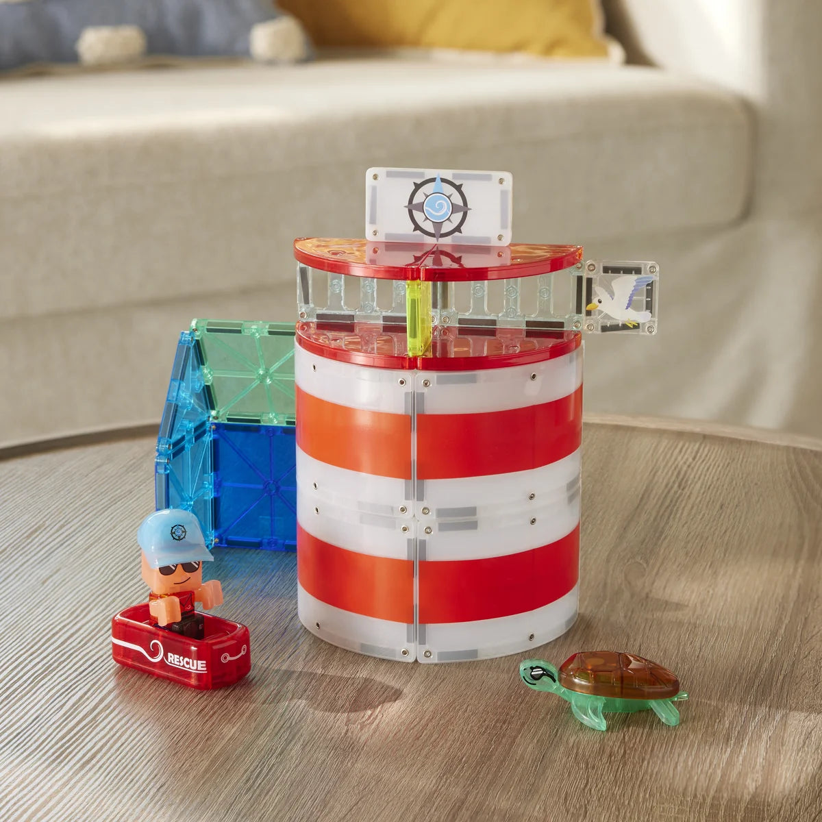 Magna-Tiles | lighthouse rescue