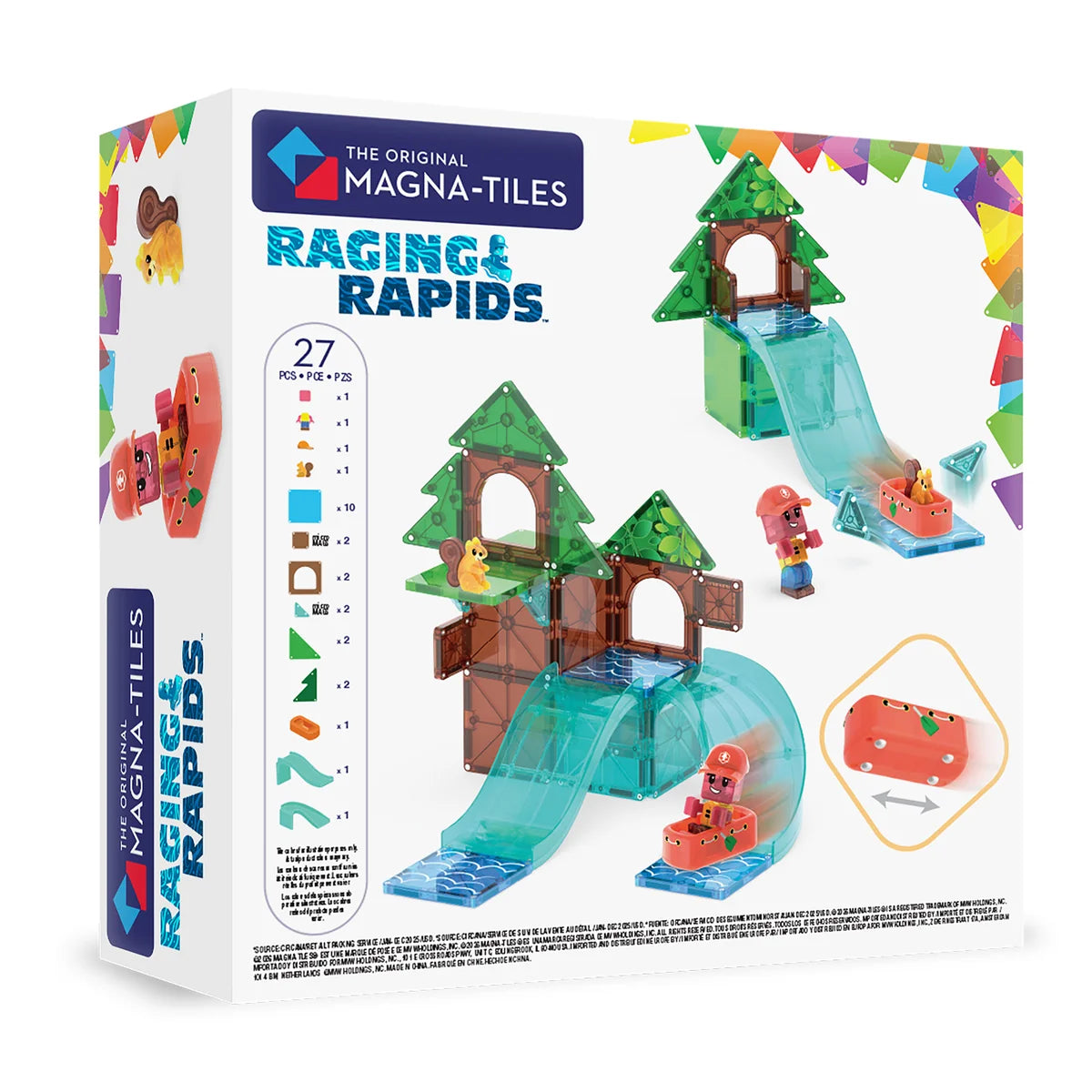 Magna-Tiles | raging rapids set