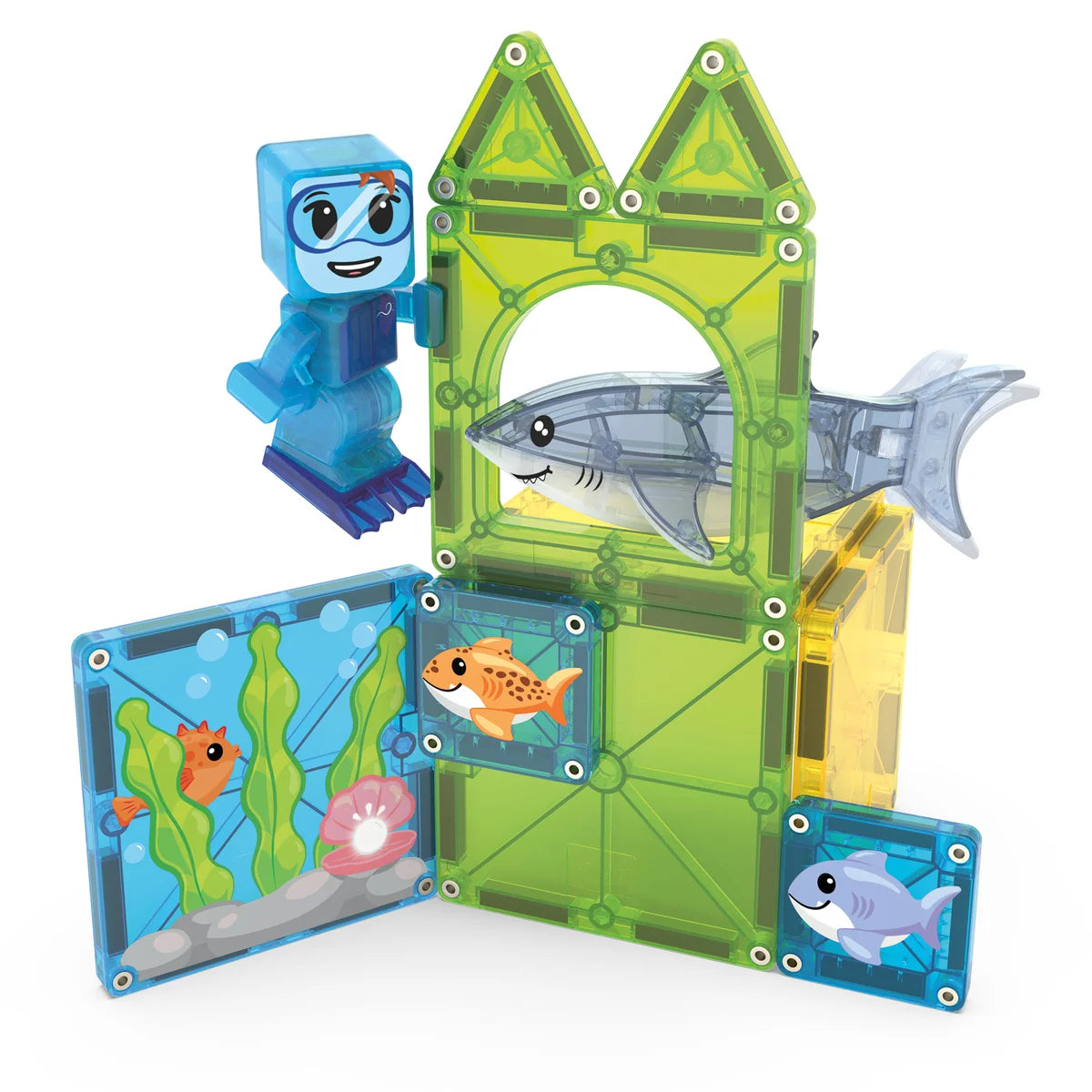 Magna-Tiles | shark dive
