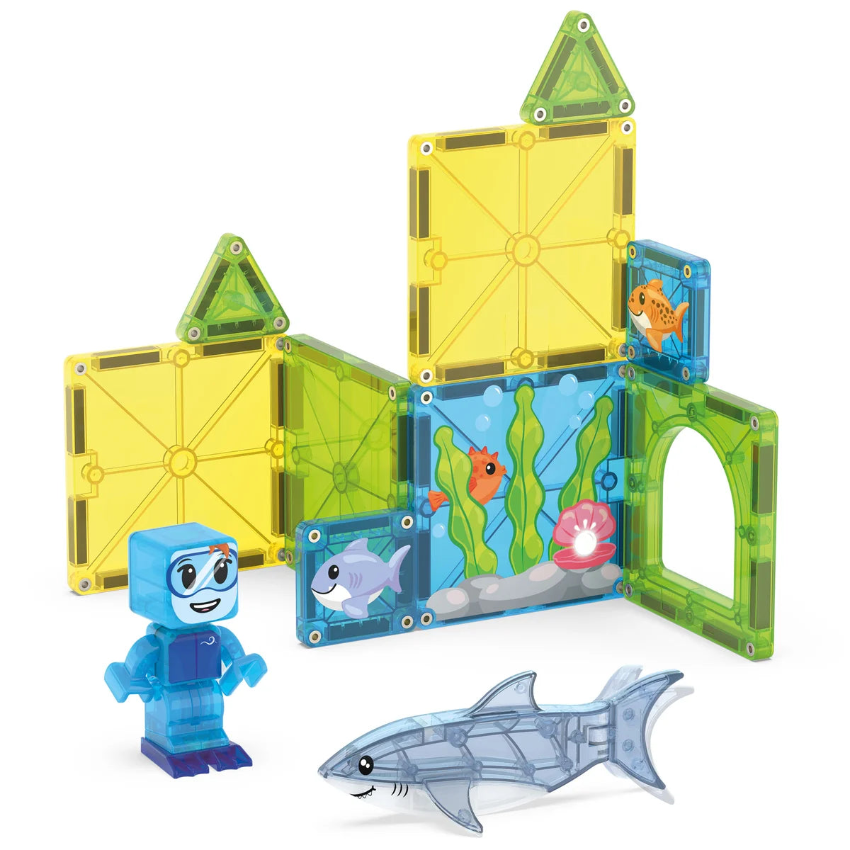 Magna-Tiles | shark dive