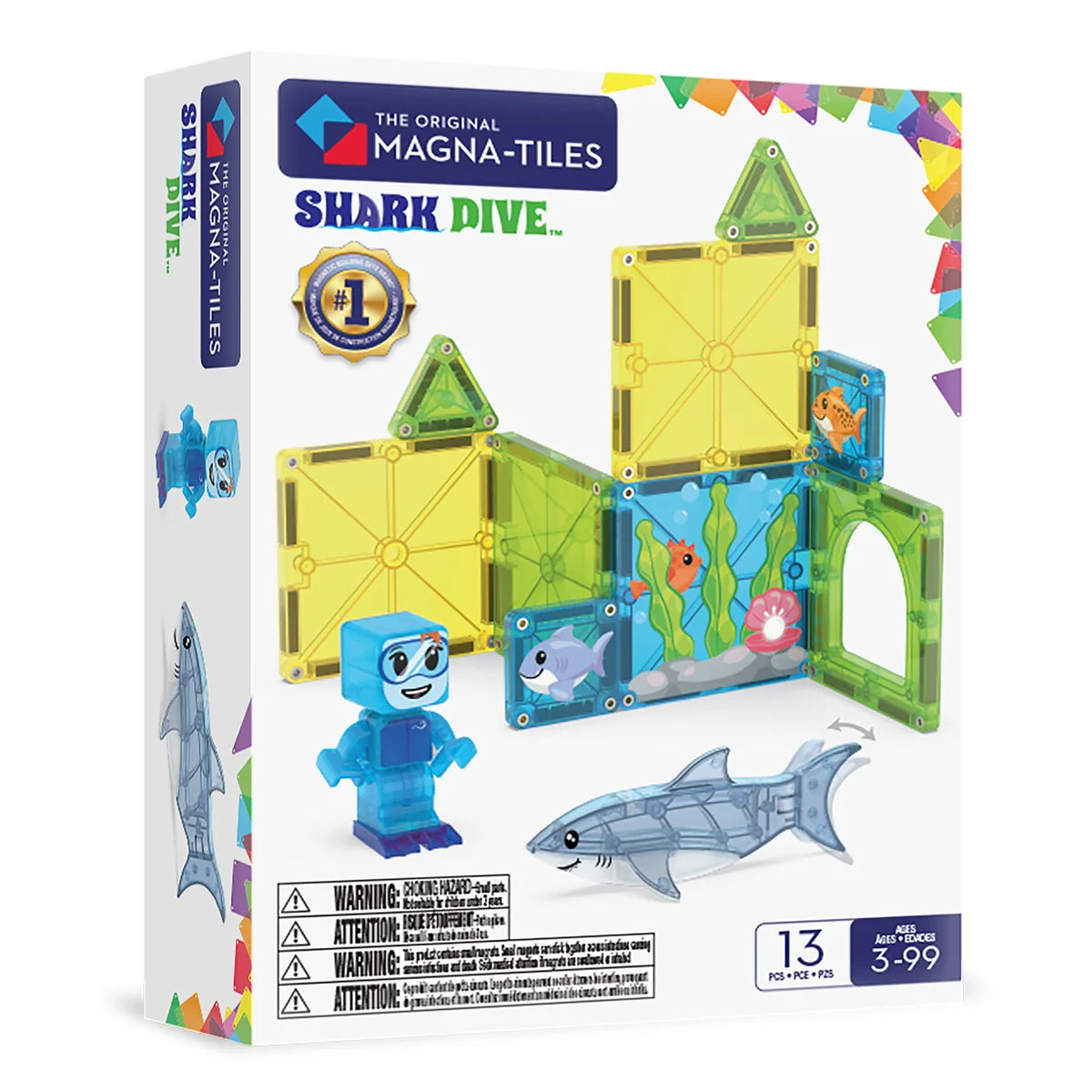 Magna-Tiles | shark dive