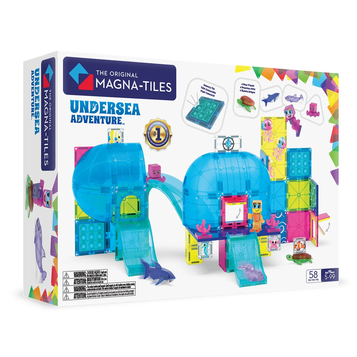 Magna-Tiles | undersea adventure set