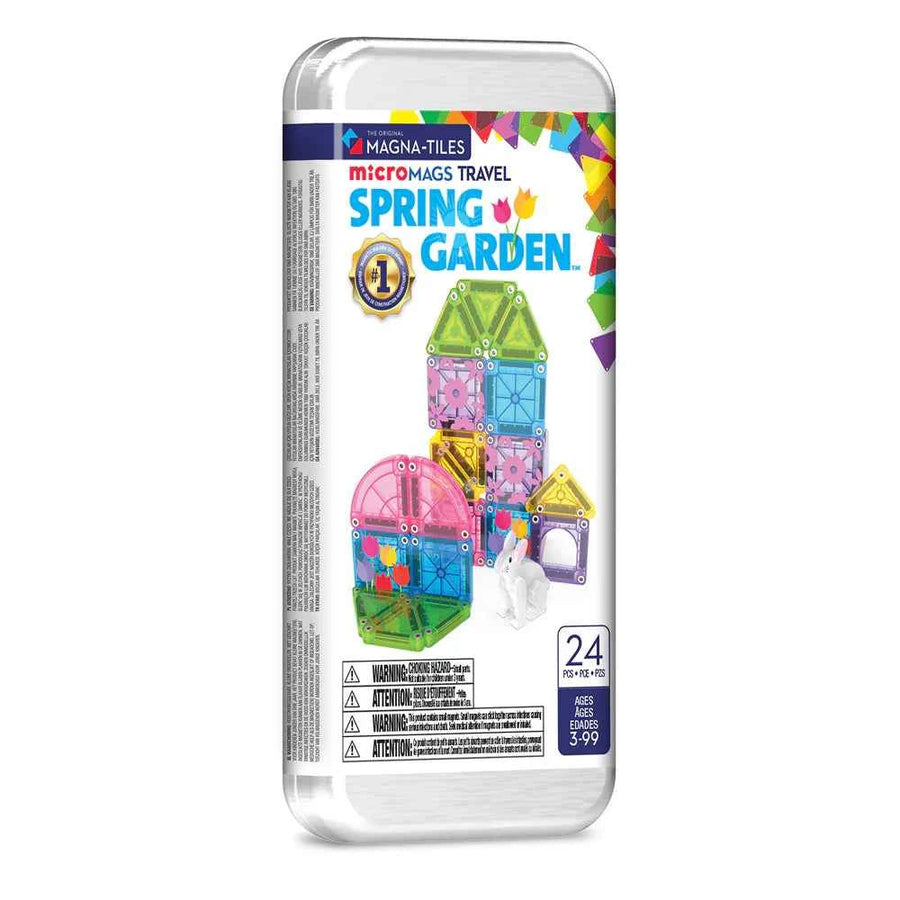 Magna-Tiles |  Micro Mags Spring Garden Travel Set 24 Stuks set