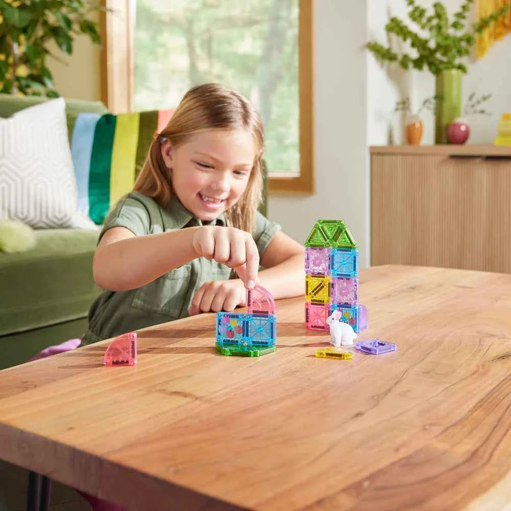 Magna-Tiles |  Micro Mags Spring Garden Travel Set 24 Stuks set